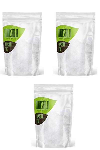 Super Gurme Masala 3 Adet Epsom Tuz 1 kg (İngiliz tuzu- magnezyum sülfat) mag...