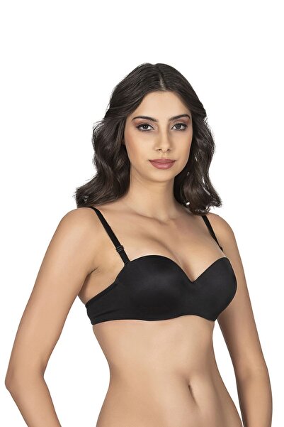 Belvü Sutien căptusit negru pentru damă Ds1110p