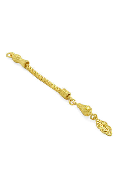 Tesbihane Анадольський візерунок Дизайн Золотий колір Товстий ланцюжок 925 пр...