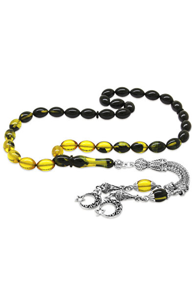 Tesbihane Кехлибарени молитвени броеници - метална пискюл - специална подаръч...