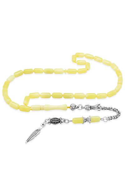 Tesbihane Σχέδιο Water Drop Ασημί χρώμα Μη αμαυρωμένο μεταλλικό με φούντες Κά...