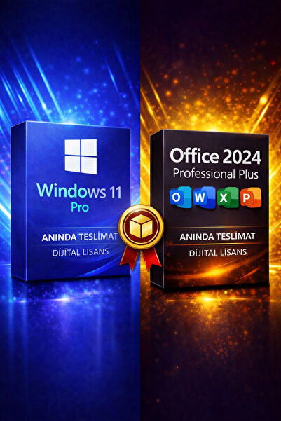MICROSOFT Office 2024 Professional Plus + Windows 11 Pro- Orjinal Dijital Lis...