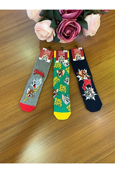 Çimpa Tom Jerry 19018 Model Single Socks
