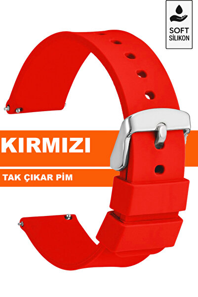 Trendburada 22mm Fossil-welder-wesse-casio-armani-omega-seiko-tissot Silicone...