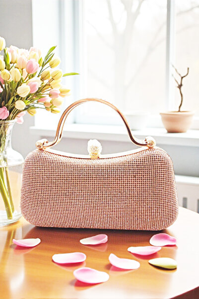 GUİZA Women's Stone Evening Dress Bag with Zircon Stones, Is a Stylish and El...