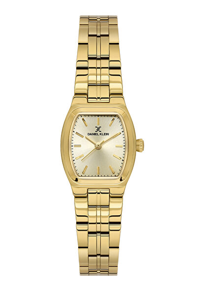 Daniel Klein ساعة نسائية فاخرة من الفولاذ المقاوم للصدأ مطلية بالذهب DK.1.141...