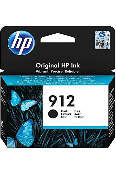 HP 912 Black Siyah Kartuş 3YL80A