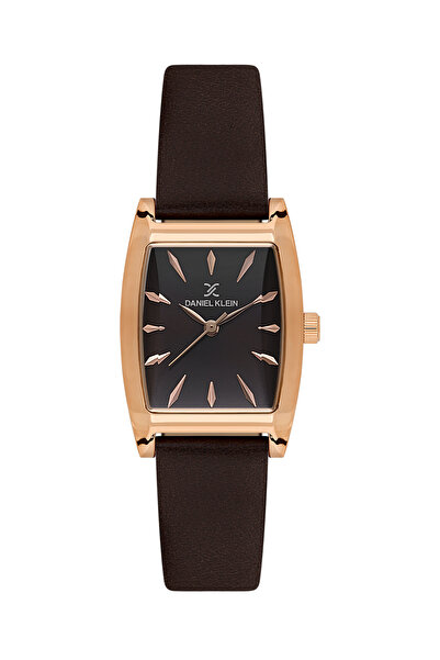 Daniel Klein Premium Dark Brown Leather Watch for Women DK.1.14120-5