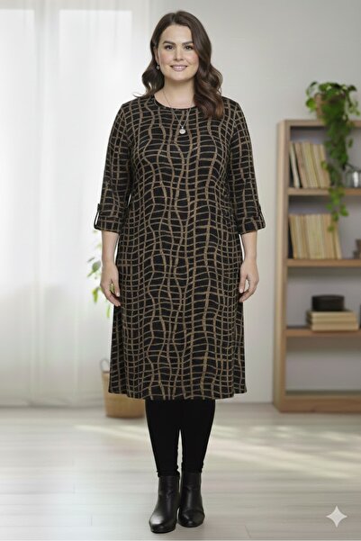 elma abone تونيك قطني ممشط مقاس كبير من إيكادين دورو