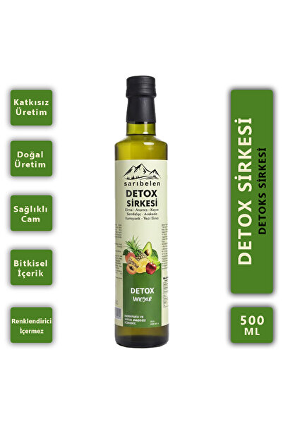 sarıbelen Detox Sirkesi - Detoks Sirkesi 500 ml Doğal ve Katkısız