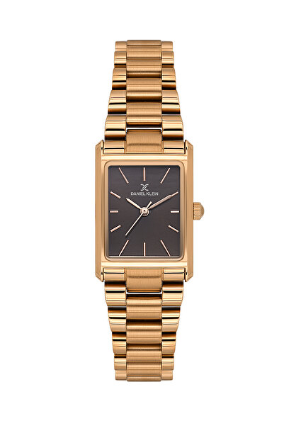 Daniel Klein ساعة نسائية فاخرة من الفولاذ المقاوم للصدأ مطلية بالذهب DK.1.141...