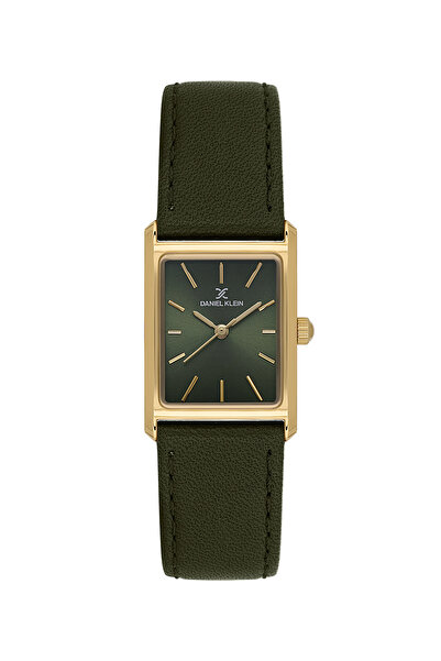 Daniel Klein Premium Green Leather Watch for Women DK.1.14124-3