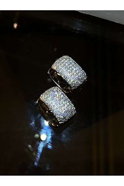 Dore Zirkon Taşlı Silver Küpe