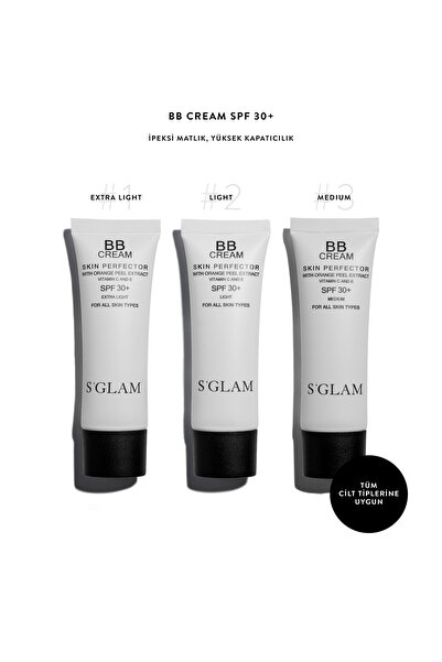 S'GLAM Bb Krem Spf 30 Lıght 50ml