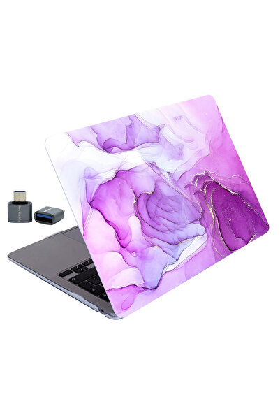 Mcstorey Macbook Air Kılıf 13.6inç M4 M3 M2 Çip Marble14nl (13.6" AİR) A2681 ...