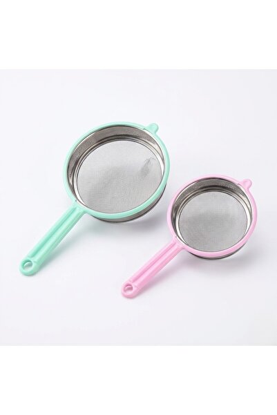 Generic Stainless steel round sieve set for decorating sweets with sugar - si...