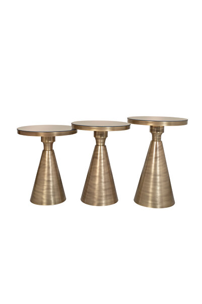 Valda 3 LÜ FIRÇALI ESKİTME GOLD ZİGON