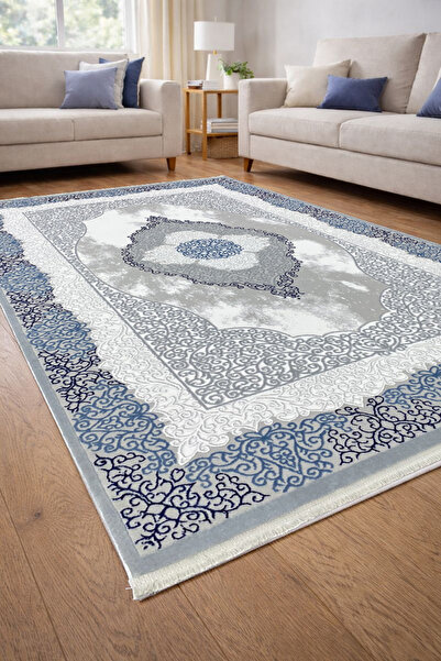 ünalcarpet 4 Metrekare - 6 Metrekare Kalın Modern Dokuma Salon Oturma Odası M...