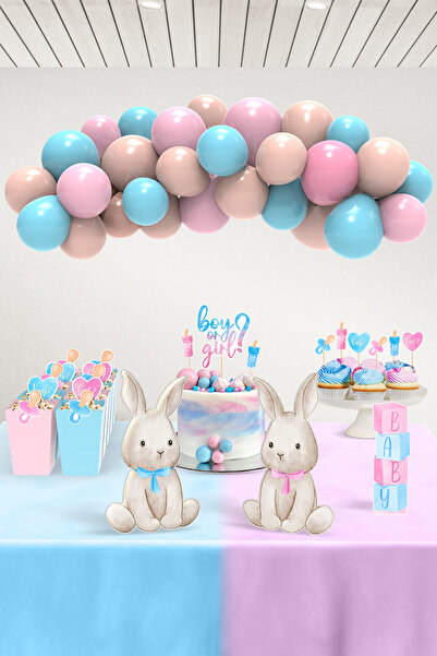 Hey Parti Cinsiyet Partisi Seti - Little Bunny - Midi