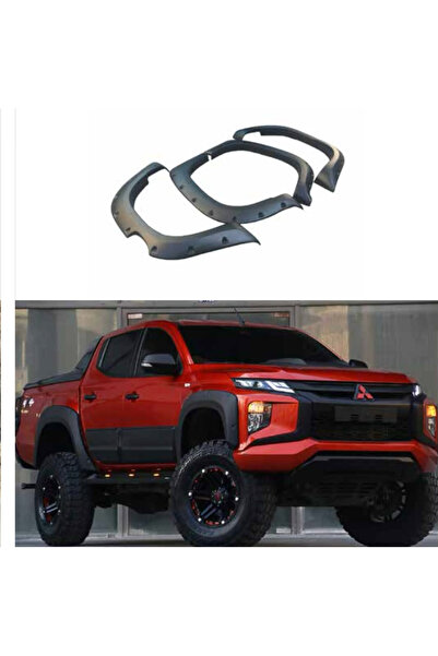 TMZ Garage Mitsubishi L200 2019+ Dodik Seti | Mat Siyah Çamurluk Dodik / Fend...