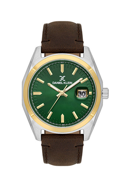 Daniel Klein Premium Dark Brown Leather Watch for Men DK.1.14138-3