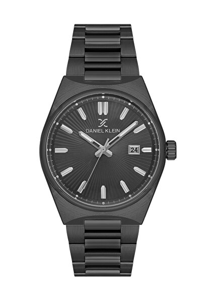 Daniel Klein Premium Black Stainless Steel Watch for Men DK.1.14140-6