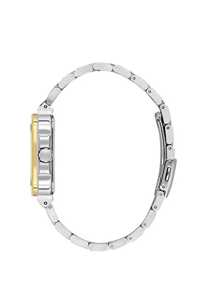 Daniel Klein Premium Silver and Gold Stainless Steel Watch for Men DK.1.14142-5