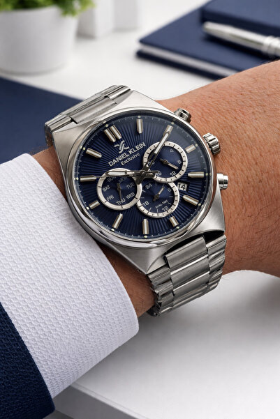 Daniel Klein Special Leather Boxed Steel Cord Internal Functions Active 3 Atm...