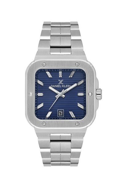 Daniel Klein Premium Silver Stainless Steel Watch for Men DK.1.14142-3