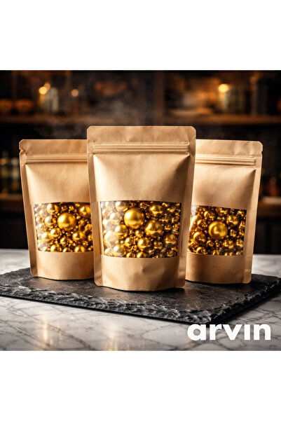 hediyehobihersey Altın Festival Boncuk Şeker 50Gr Yumuşak Yenilebilir