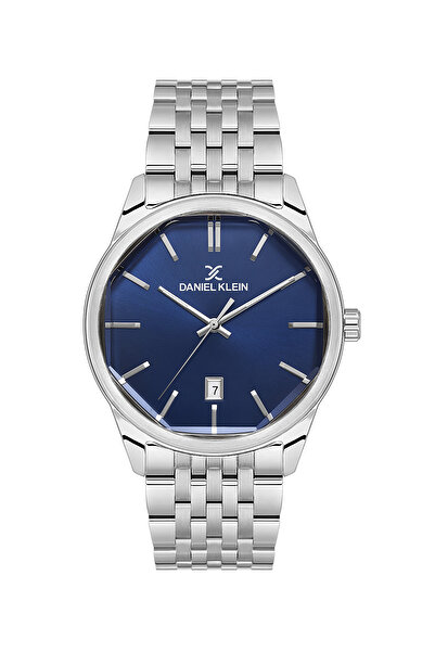 Daniel Klein Premium Silver Stainless Steel Watch for Men DK.1.14144-3