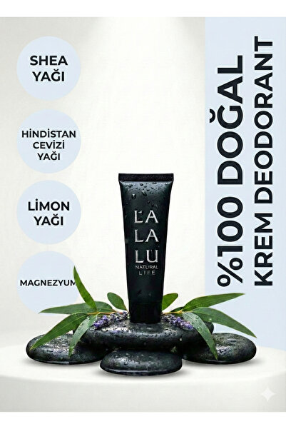 Lalalu Natural Life Doğal Deodorant Krem Okyanus | Alüminyumsuz Lekesiz Koltu...