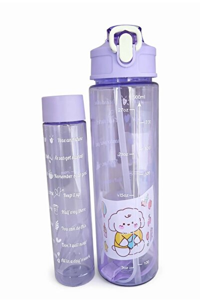 ARDEM 2'li motivasyon suluk #pipet#stiker hediyeli#okul#spor suluk matara