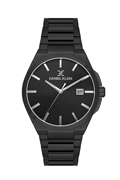 Daniel Klein Premium Black Stainless Steel Watch for Men DK.1.14148-6