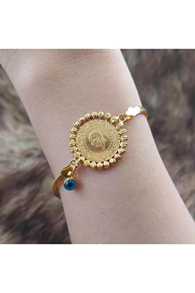 Altınbeyi 22 Ayar Yatırımlık Çeyrek Altınlı 14 Ayar Dorikalı Altın Bileklik