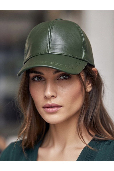 BY SCK قبعة جلدية 100% جلد طبيعي 1 قطعة