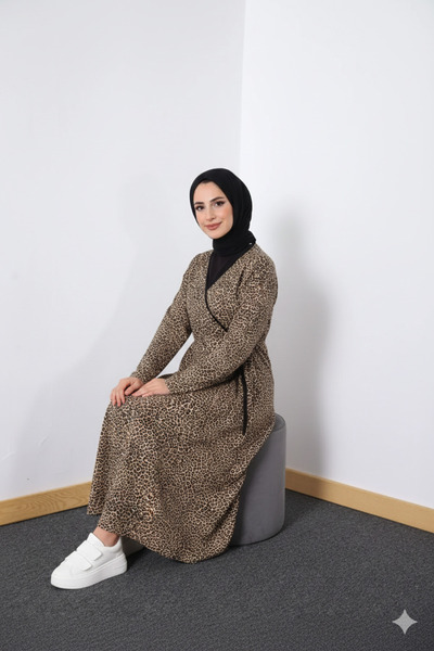 kayde Bağcıklı Hafif ve esnek kumaş Sabahlık