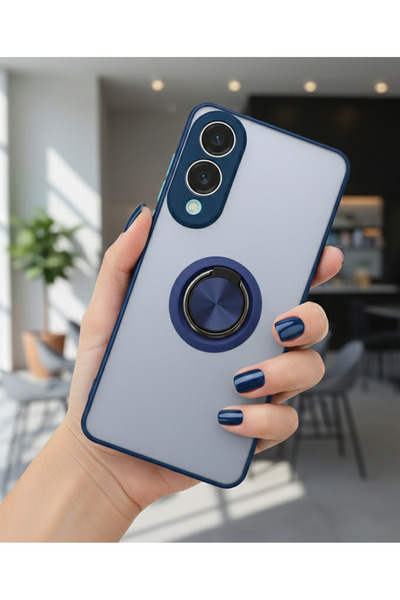 Hatreds Samsung Galaxy S25 Edge İçin Kamera Korumalı Yüzüklü Kılıf - Leke Tut...