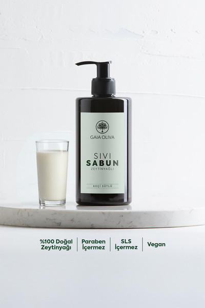 Gaia Oliva Zeytinyağlı Keçi Sütlü Sıvı Sabun 350 ml