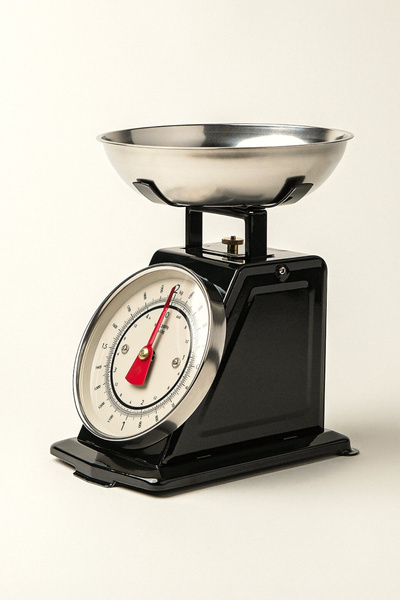 Meturas Gümüş Kaseli Mutfak Terazisi | Metal Gövde, Mekanik Kontrol, Paslanma...