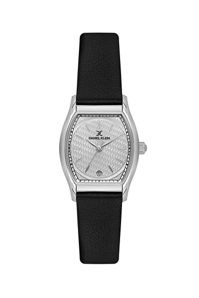 Daniel Klein ساعة جلدية سوداء فاخرة للنساء DK.1.14152-1