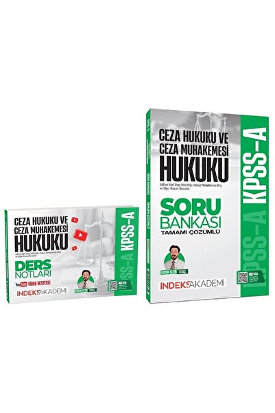 İndeks Akademi 2026 KPSS A Grubu Ceza Hukuku ve Ceza Muhakemesi Hukuku Video ...