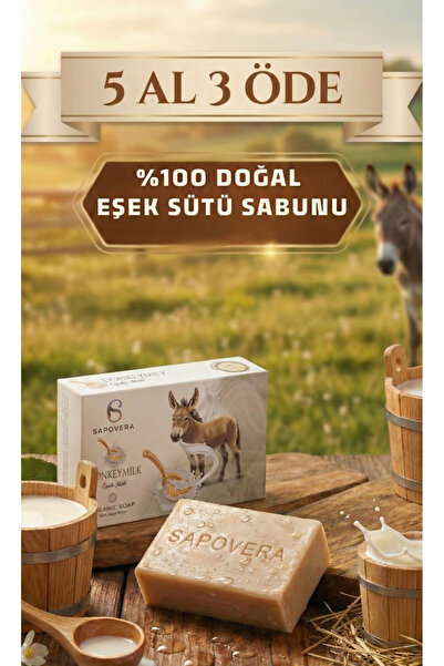 Sapovera Doğal Eşek Sütü Sabunu