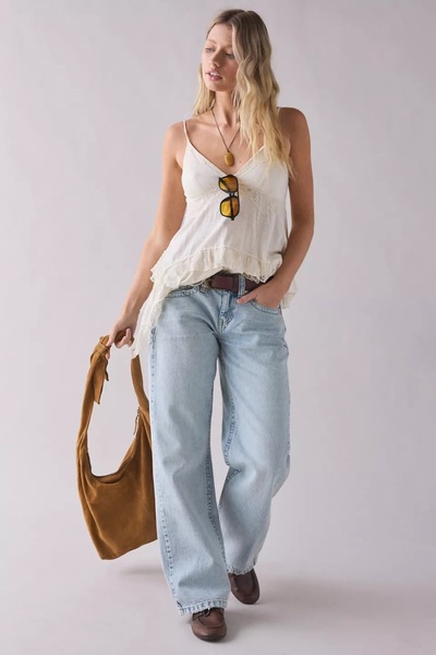 september island Dolores Ice Blue Mavi Renk Düşük Bel Jeans Pantolon