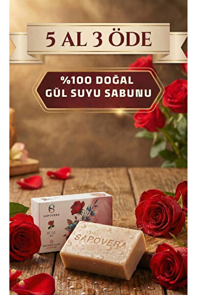 Sapovera Organik Gül Sabunu