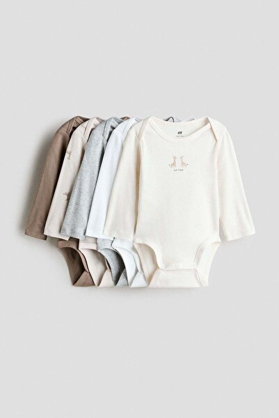 H&M 5-pack long-sleeved bodysuits