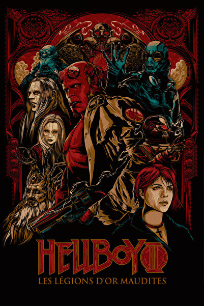 Caph Design Hellboy II Vintage Kraft Poster - 33x48cm