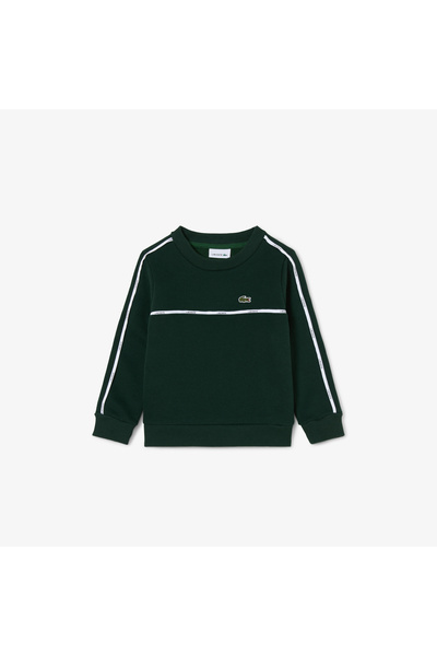Lacoste Logo Stripe Fleece Sweatshirt - SJ0935-00-YZP