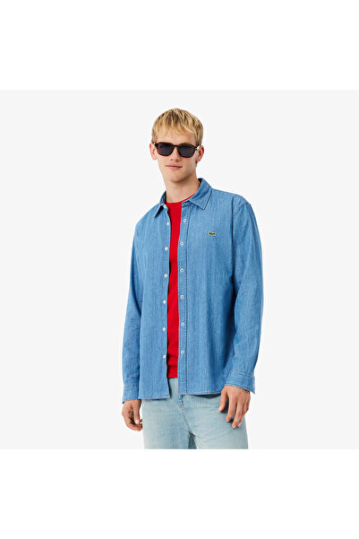 Lacoste Regular Fit Lightweight Denim Shirt - CH9084-00-MKU
