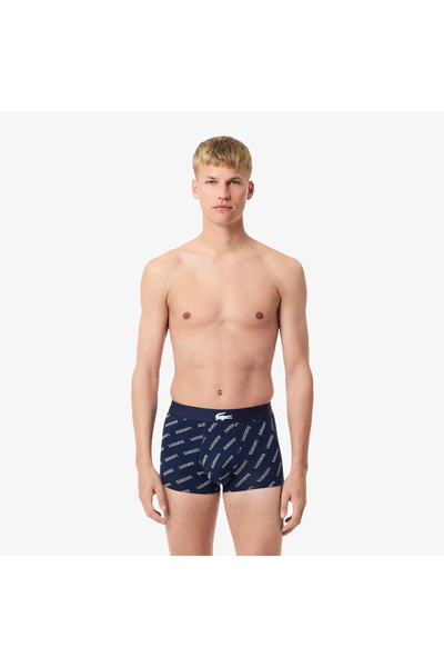 Lacoste 3-Pack Stretch Cotton Trunks - 5H1288-00-BCK